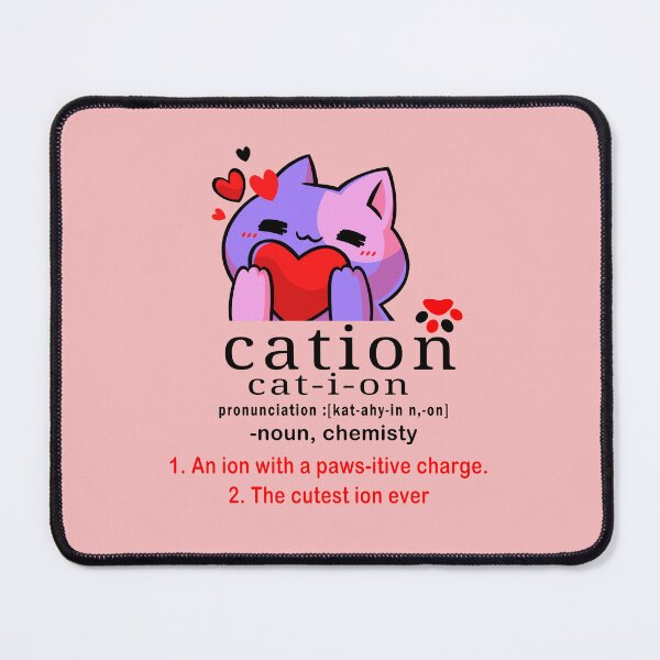 Item preview, cat-ion, Cation is the cutest ion in chemistry designed and sold by Tiziza.