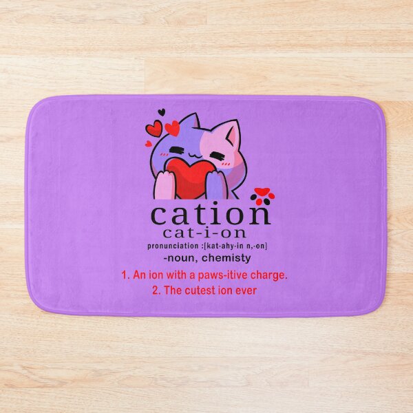 Item preview, cat-ion, Cation is the cutest ion in chemistry designed and sold by Tiziza.