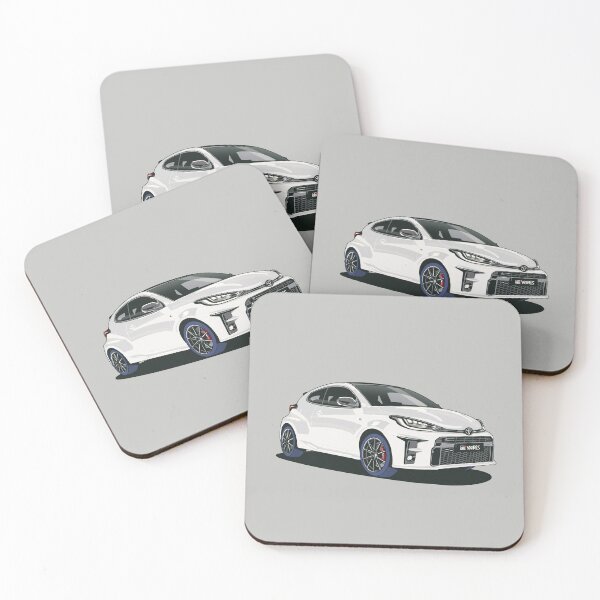 Item preview, Toyota GR Yaris in Glacier White designed and sold by Webazoot Industries - Car Art.