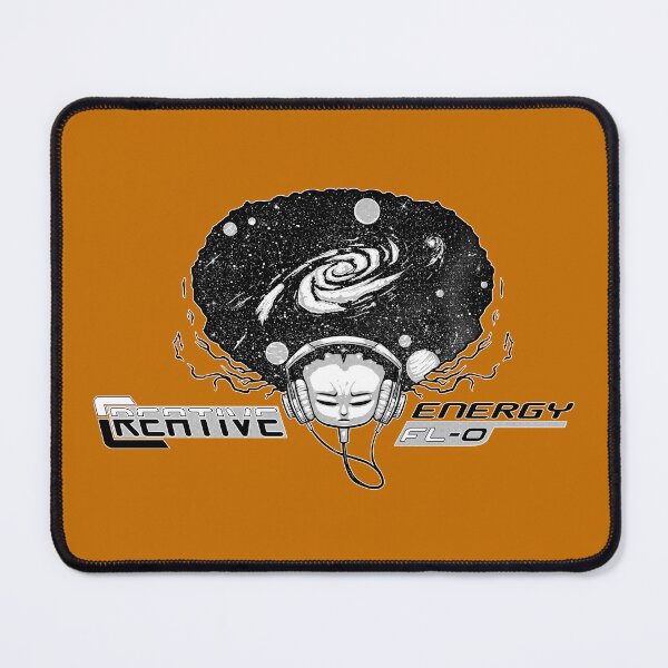 Item preview, WEIRDO - Creative Energy Flo - Universe - Black and White - Dark Orange designed and sold by hector2ortega.