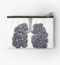 Lungs with peonies Studio Pouch