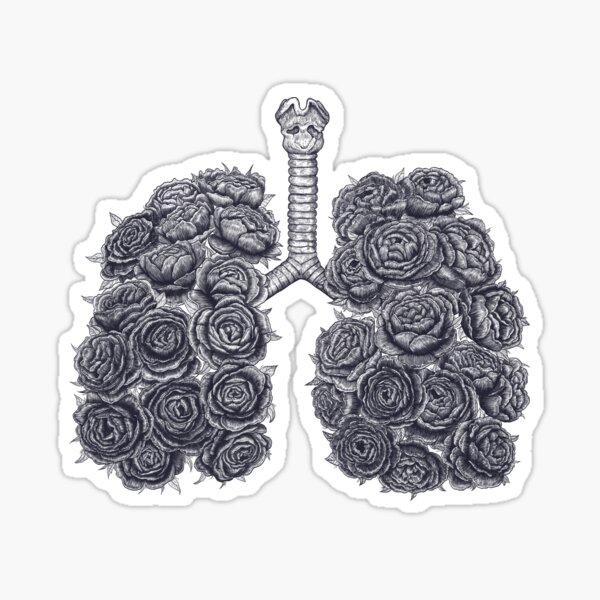 Aperçu de l'œuvre Lungs with peonies créée et vendue par Valeriya Korenkova Kodamorkovkart.