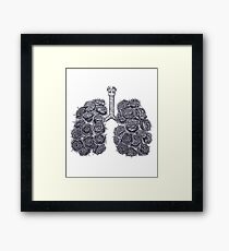 Lungs with peonies Gerahmtes Wandbild