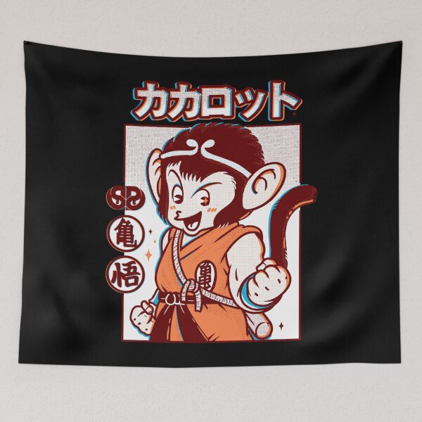 Item preview, Dragon Ball Super Saiyan Warrior Son Goku Kakarot Kid Monkey King Classic . designed and sold by folgarzuleav.