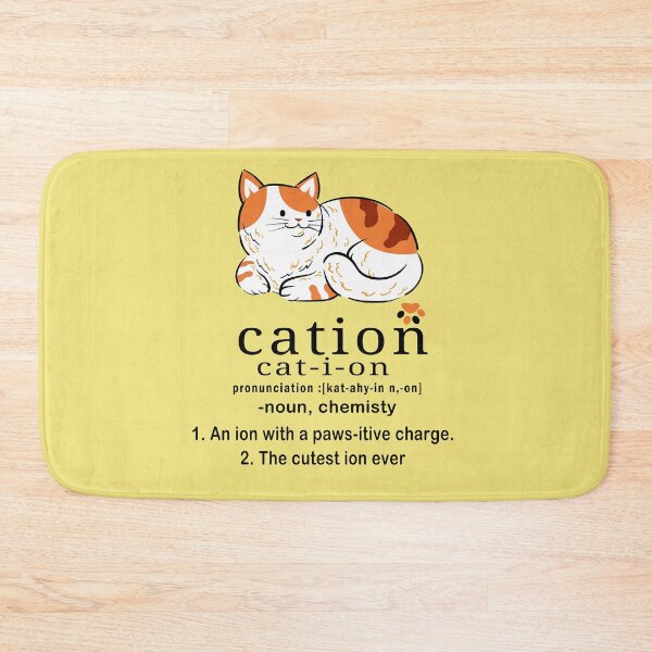 Item preview, Copy of cat-ion, Cation is the cutest ion in chemistry designed and sold by Tiziza.