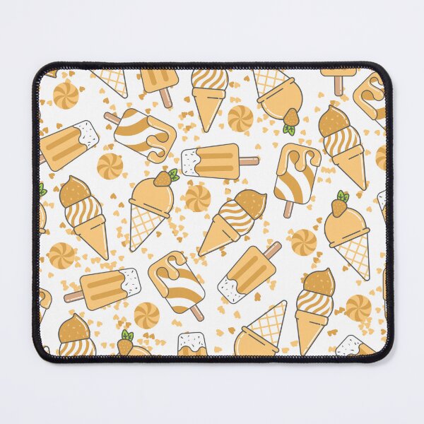 Item preview, Icecream Fall with Confetti (yellow) designed and sold by Dorina Larsdotter.