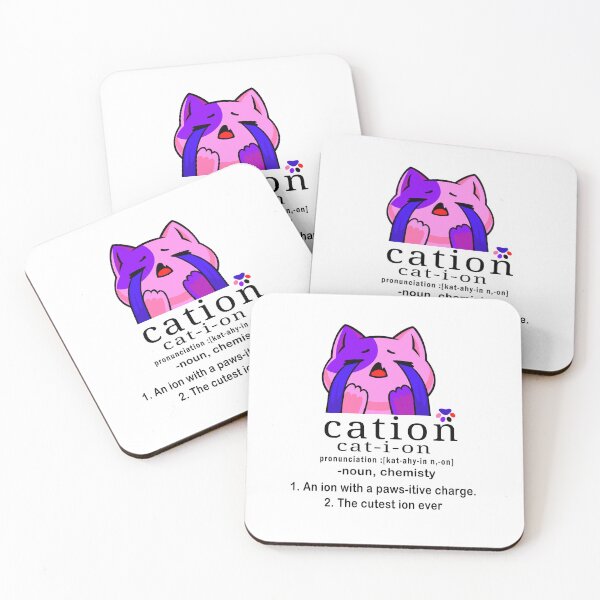 Item preview, cat-ion, Cation is the cutest ion in chemistry designed and sold by Tiziza.