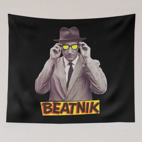 Item preview, Beatnik William S. Burroughs, Willow Days, Beatnik generation art designed and sold by avit1.