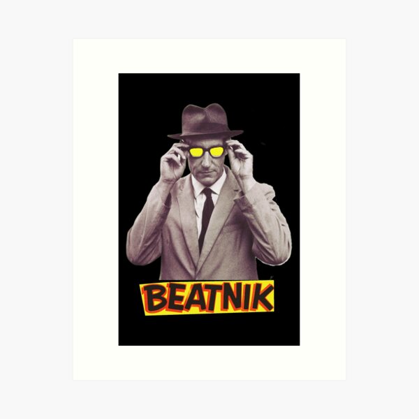 Item preview, Beatnik William S. Burroughs, Willow Days, Beatnik generation art designed and sold by avit1.