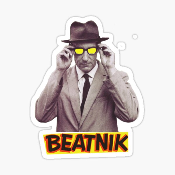 Item preview, Beatnik William S. Burroughs, Willow Days, Beatnik generation art designed and sold by avit1.