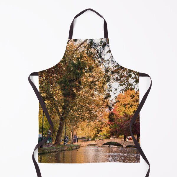 Item preview, Bourton on the Water Autumn Trees Cotswolds UK designed and sold by AndyEvansPhotos.