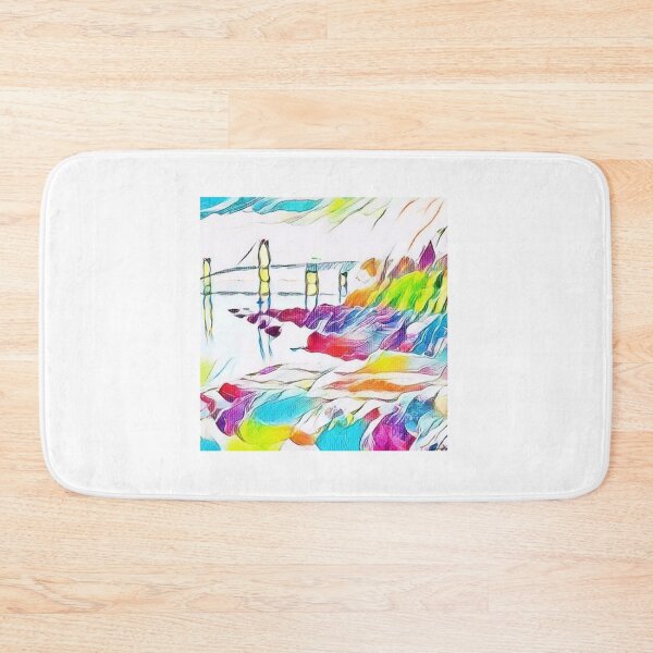 Item preview, Newport Bridge Portrait by Jeanpaul Ferro   designed and sold by Gordon-Store.