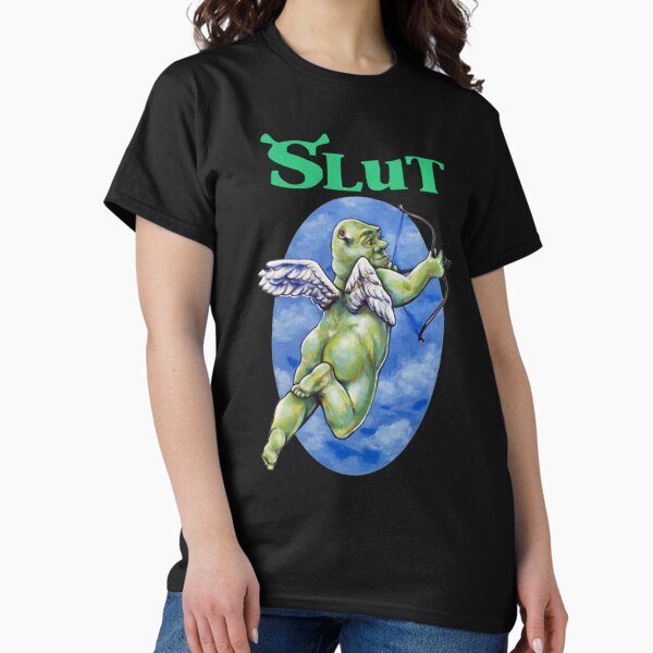 Aperçu de l'œuvre Shrek Slut - Funny Shrek - Cadeau Shrek - Shrek est amour - Cadeau pour fan - Cadeau pour elle - lui - Naissance créée et vendue par GarmbaShops3.