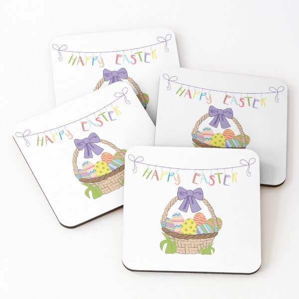 Item preview, Happy Easter Hamper Basket designed and sold by Missing In Art.
