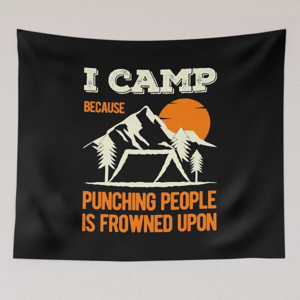 Item preview, Funny Camping Sayings designed and sold by artworkbyrihen.