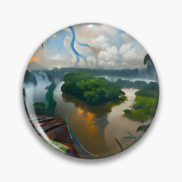 Item preview, AI generated art, Amazon Rainforest designed and sold by aiartdirection.