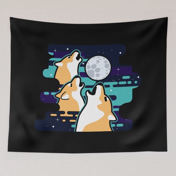 Item preview, Three Shiba Moon designed and sold by HFYD.
