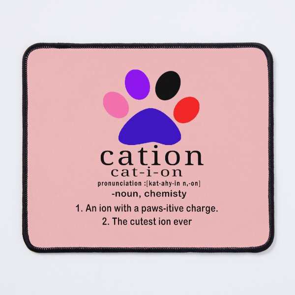 Item preview, cat-ion, Cation is the cutest ion in chemistry designed and sold by Tiziza.