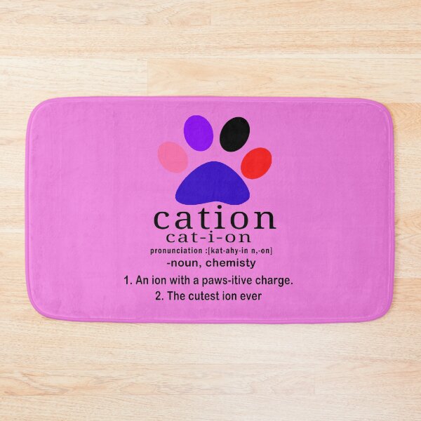 Item preview, cat-ion, Cation is the cutest ion in chemistry designed and sold by Tiziza.