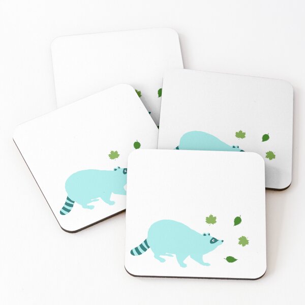 Item preview, blue raccoon designed and sold by Barnu Flex.