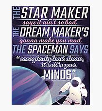 Spaceman- The Killers Photographic Print