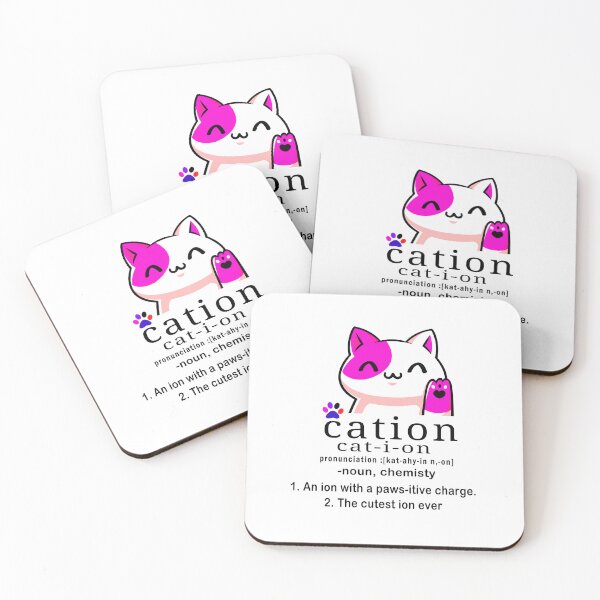 Item preview, cat-ion, Cation is the cutest ion in chemistry designed and sold by Tiziza.