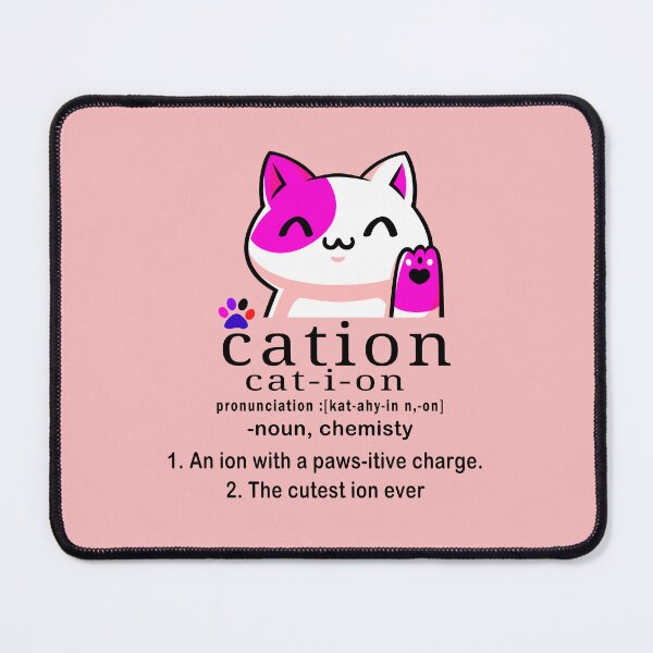 Item preview, cat-ion, Cation is the cutest ion in chemistry designed and sold by Tiziza.