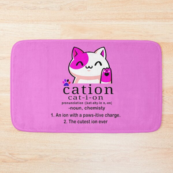 Item preview, cat-ion, Cation is the cutest ion in chemistry designed and sold by Tiziza.