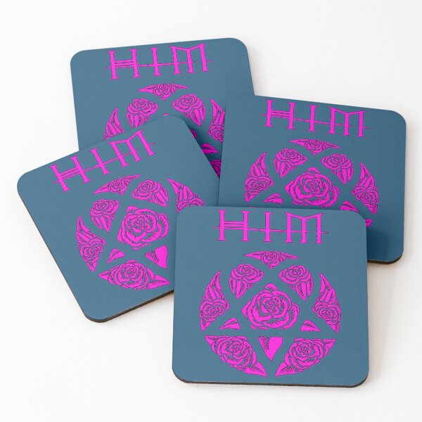 Item preview, Heartagram Him Band Tee Him Logo Pink Ville Valo Music Heartgram   designed and sold by OnTheRunFinds.