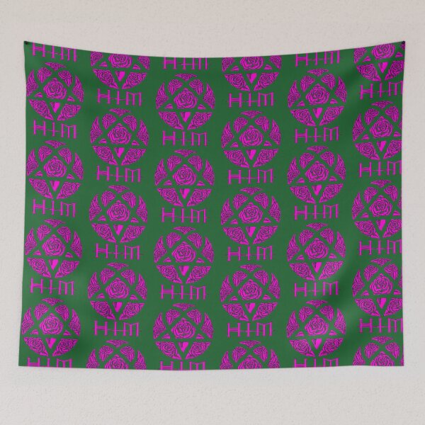 Item preview, Heartagram Him Band Tee Him Logo Pink Ville Valo Music Heartgram   designed and sold by OnTheRunFinds.