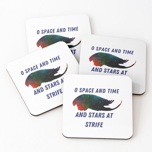 Item preview, O Space And Time And Stars At Strife t-shirt designed and sold by Dragsma ⭐⭐⭐⭐⭐.