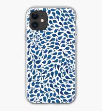 Watercolour Blue Whales iPhone Case