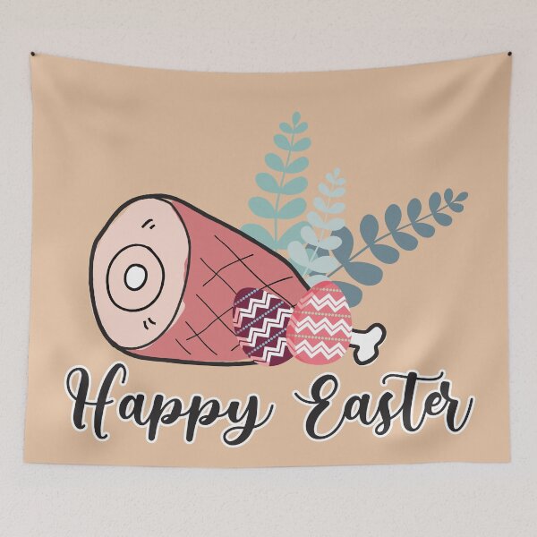 Item preview, Easter Ham; Happy Easter Bouquet  designed and sold by Missing In Art.