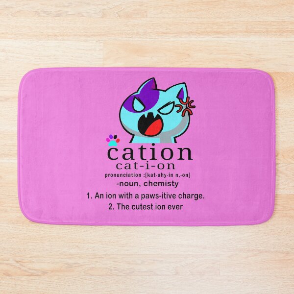 Item preview, cat-ion, Cation is the cutest ion in chemistry designed and sold by Tiziza.