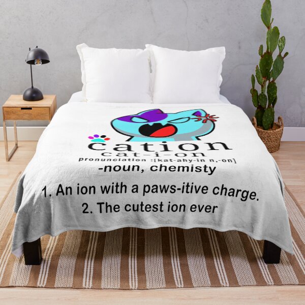 Item preview, cat-ion, Cation is the cutest ion in chemistry designed and sold by Tiziza.