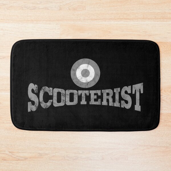 Item preview, Scooterist with RAF target distressed in grey designed and sold by peterpaz.