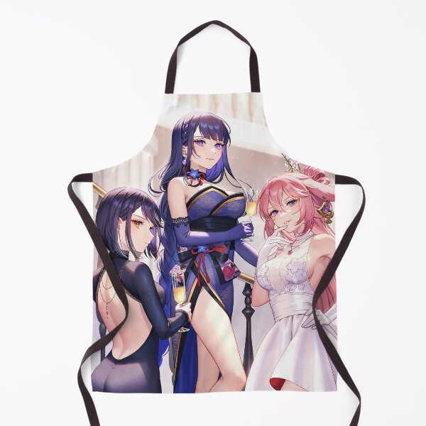 Item preview, Hot Kujou, Raiden & Miko Genshin Impact designed and sold by genshinwaifus.