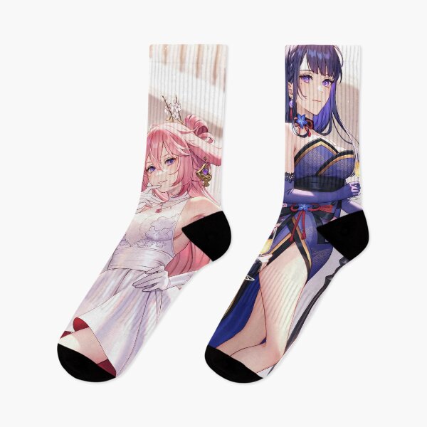 Item preview, Hot Kujou, Raiden & Miko Genshin Impact designed and sold by genshinwaifus.