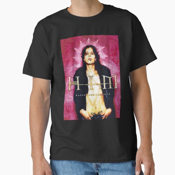 Item preview, Him Band Tee Razorblade Romance Full T shirt Heartagram Ville valo   designed and sold by OnTheRunFinds.