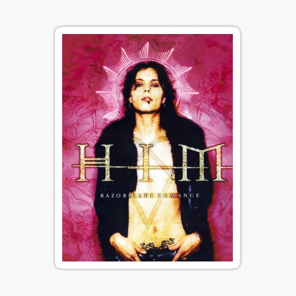 Item preview, Him Band Tee Razorblade Romance Full T shirt Heartagram Ville valo   designed and sold by OnTheRunFinds.