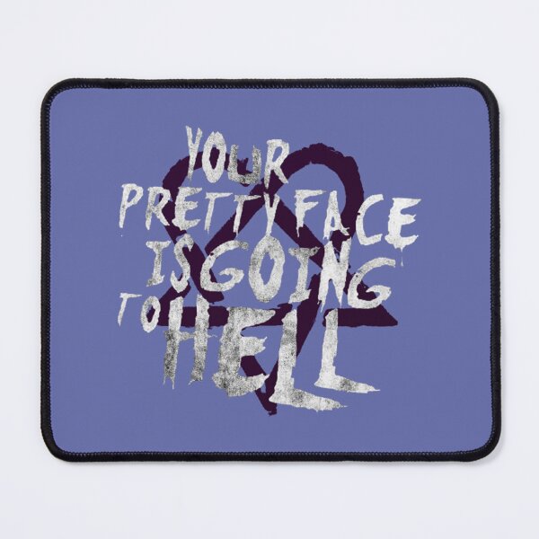 Item preview, CHim Band Your Pretty Face Is Going To Hell Heartagram Him    designed and sold by OnTheRunFinds.