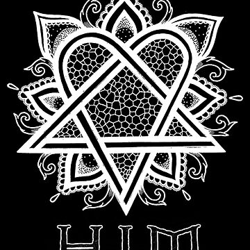 Him Heartagram T-Shirt His Infernal Majesty with Crow Ville Valo main image 0
