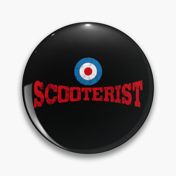 Item preview, Scooterist with RAF target distressed designed and sold by peterpaz.