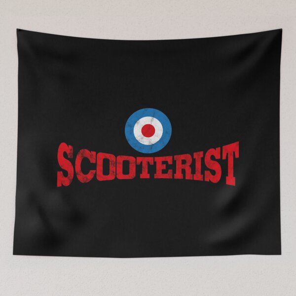 Item preview, Scooterist with RAF target distressed designed and sold by peterpaz.
