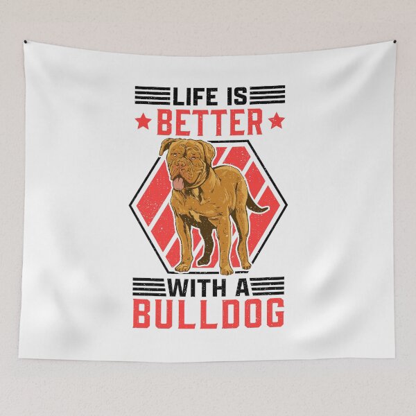Item preview, Life with Bulldog Olde English Bulldogge designed and sold by madgrfx.