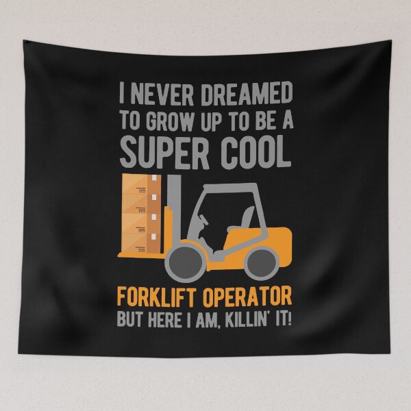 Item preview, Funny Forklift Operator designed and sold by artworkbyrihen.