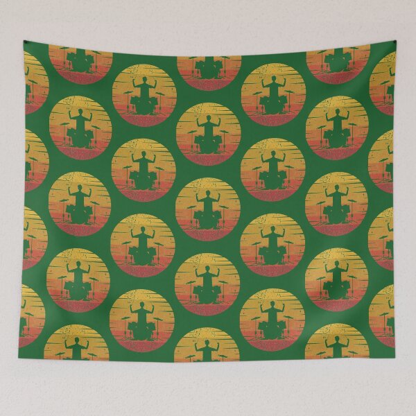Item preview, Men Women Drummer Retro Drummer Drum Band Gifts For Music Fan   designed and sold by OnTheRunFinds.