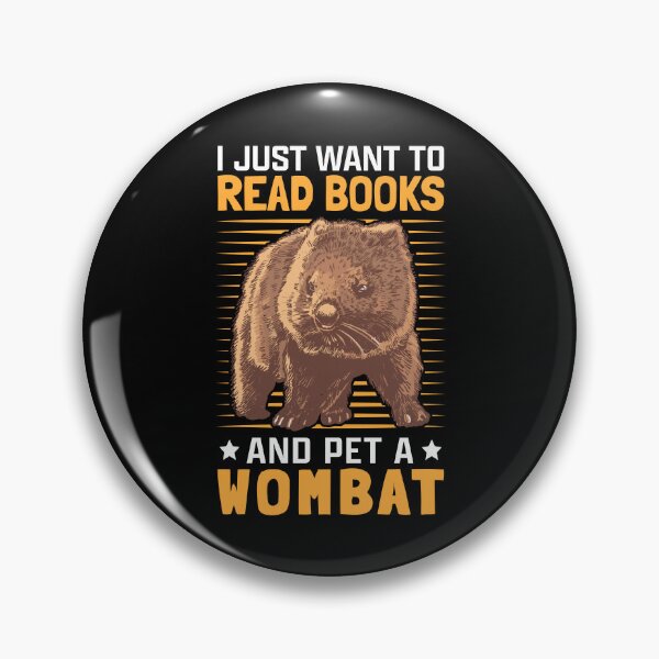 Item preview, Wombats and reading books marsupial wombat designed and sold by madgrfx.