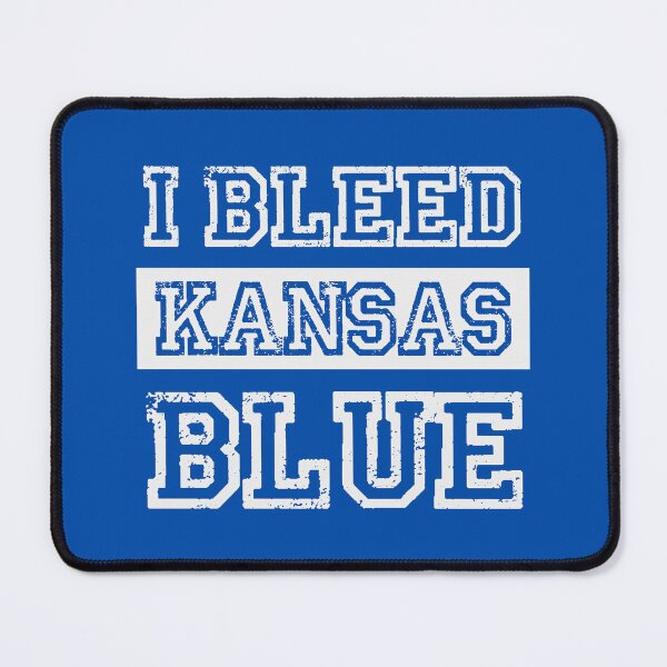 Item preview, I Bleed Blue Kansas UK Jayhawk Pride designed and sold by pixeljamz.