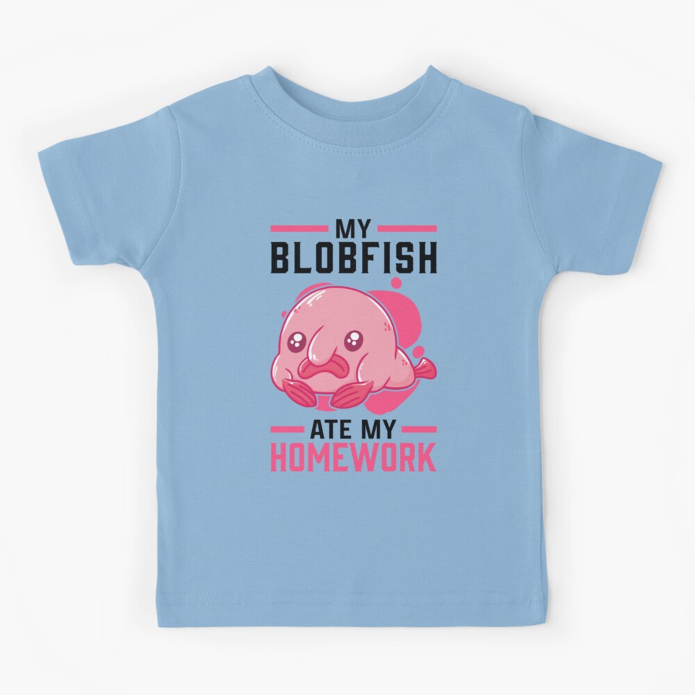 Blobfish ate my homework Meme ugly blob fish T-Shi T-Shirt
